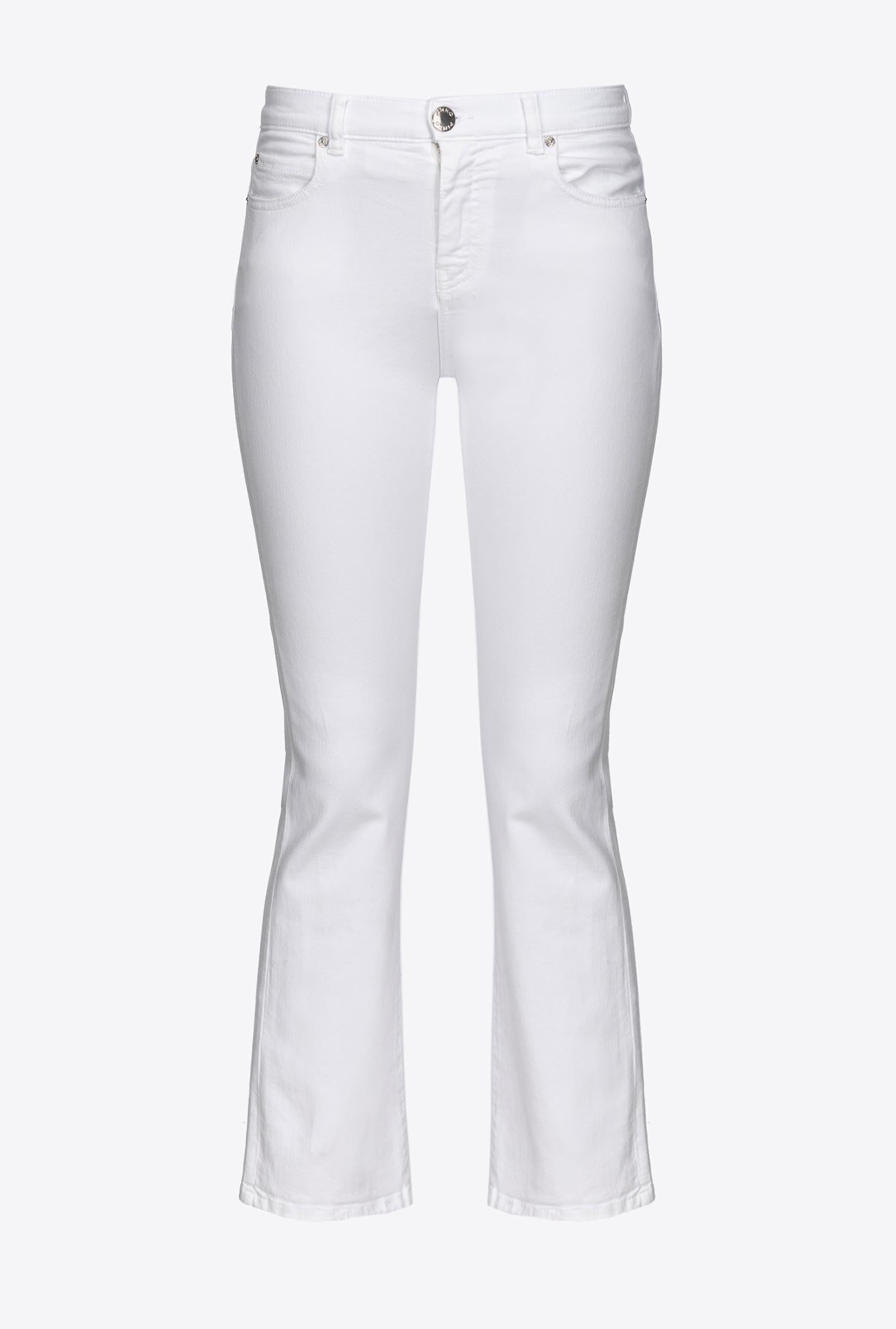 Jeans bootcut 100172A0FQ Z04 PINKO White 