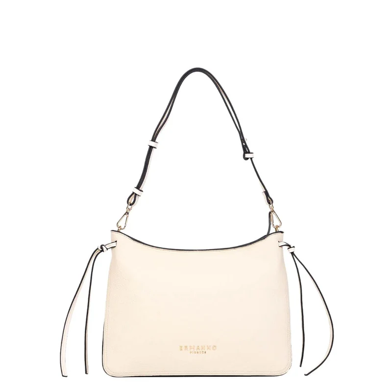 Borsa a spalla in ecopelle 12402126 IVORY ERMANNO FIRENZE Ivory 