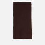 Gonna longuette in maglia a costine con bottoni 104021A15S M28 PINKO Testa di moro 