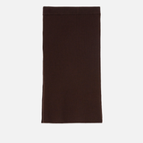 Gonna longuette in maglia a costine con bottoni 104021A15S M28 PINKO Testa di moro 