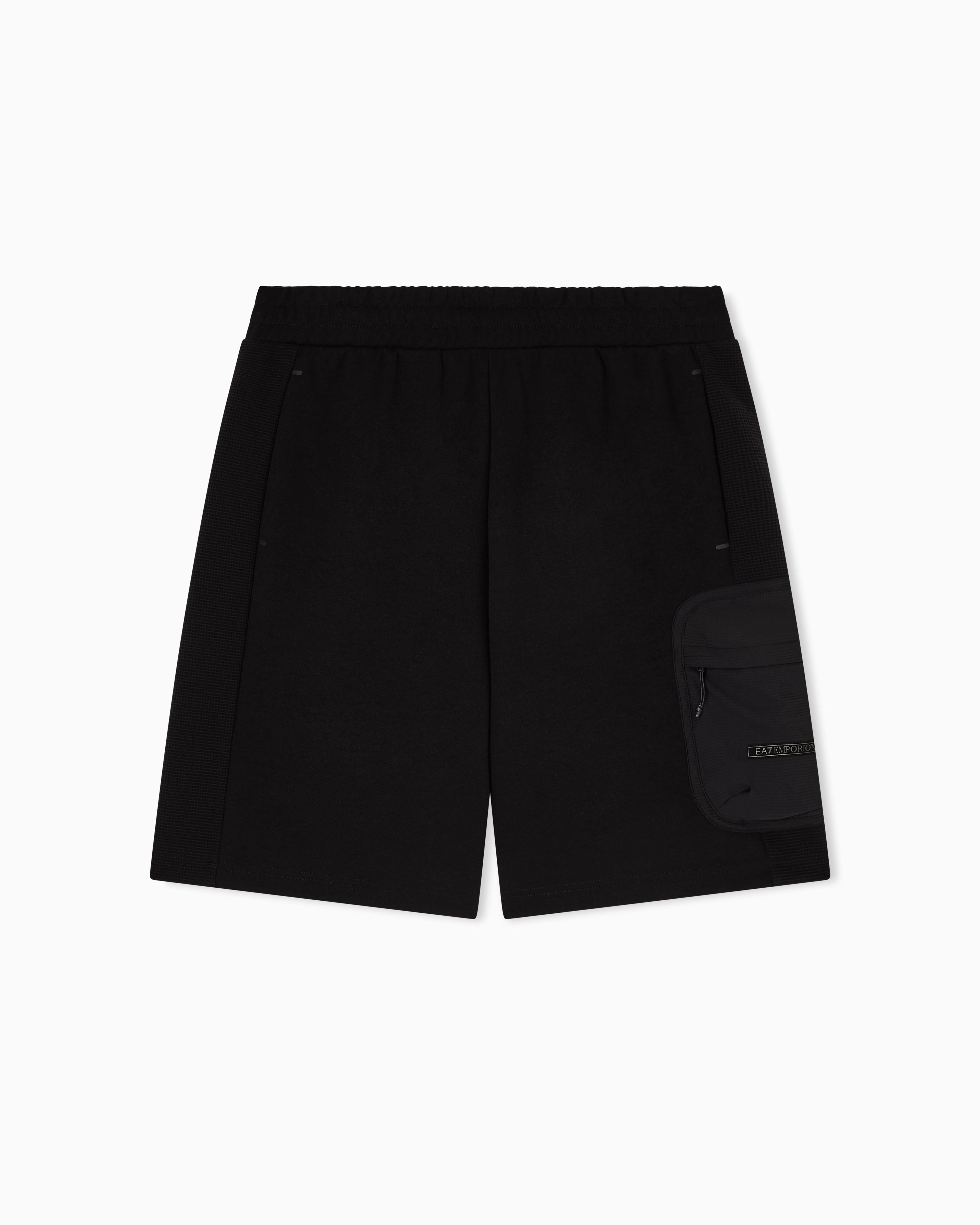 Bermuda in misto cotone 7M001588 AF12660 UC001 EA7 Black 