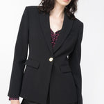 Blazer monopetto 100180A14I Z99 PINKO Black 