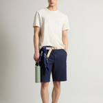 T-Shirt in puro cotone fiammato CFWOTE0161MRUT4061 8887 WOOLRICH Jet stream 