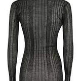 Cardigan in filo di cotone 102980A1ND Z99 PINKO Black 
