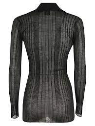 Cardigan in filo di cotone 102980A1ND Z99 PINKO Black 