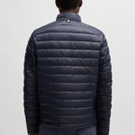 Piumino con logo tono su tono 50481548 10242263 01 404 BOSS Blue 