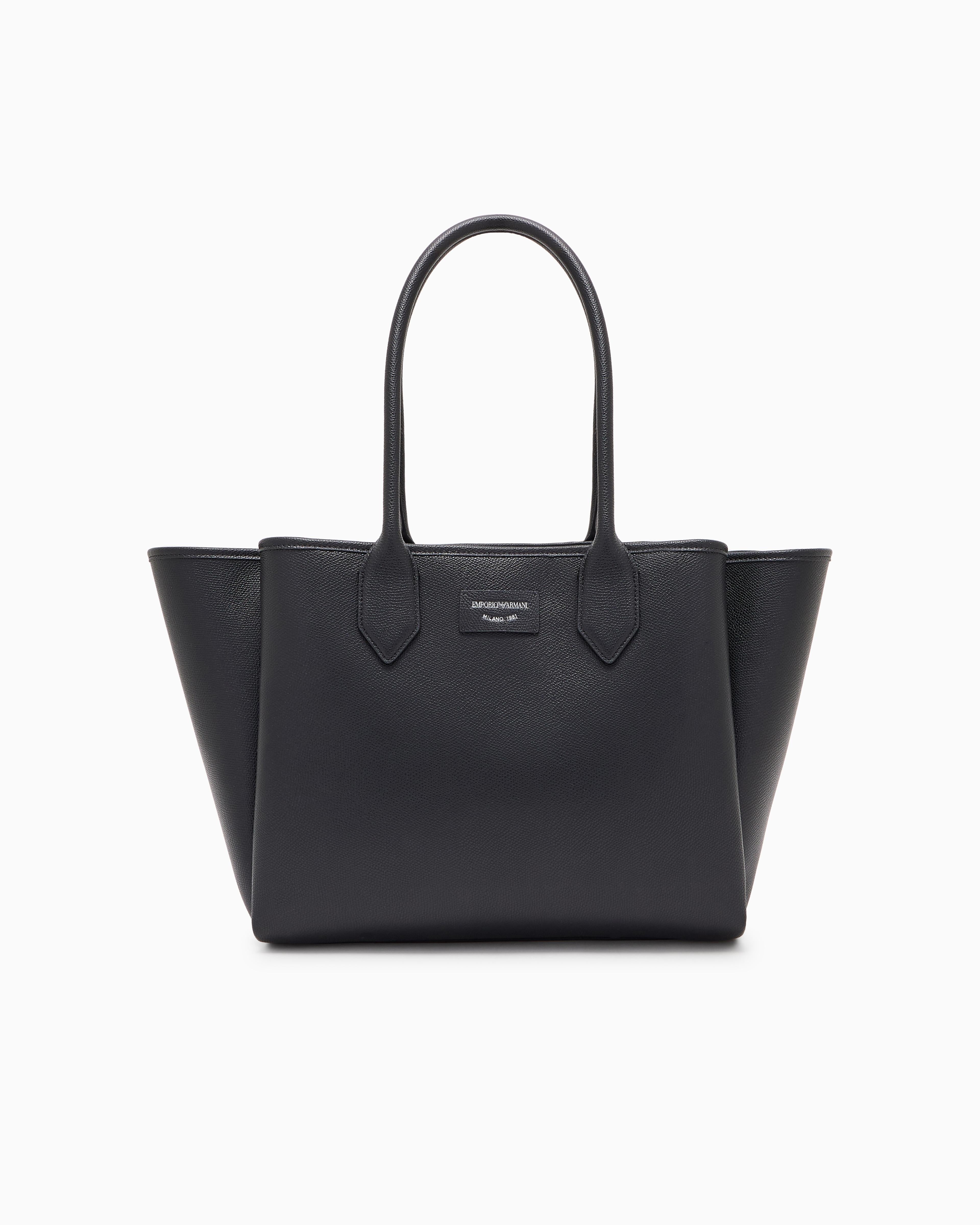 Borsa in ecopelle EW002330 AF17799 MC149 EMPORIO ARMANI Nero/taupe 