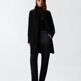 Cappotto lungo in panno double 105404A1ZQ Z99 PINKO Nero limousine 