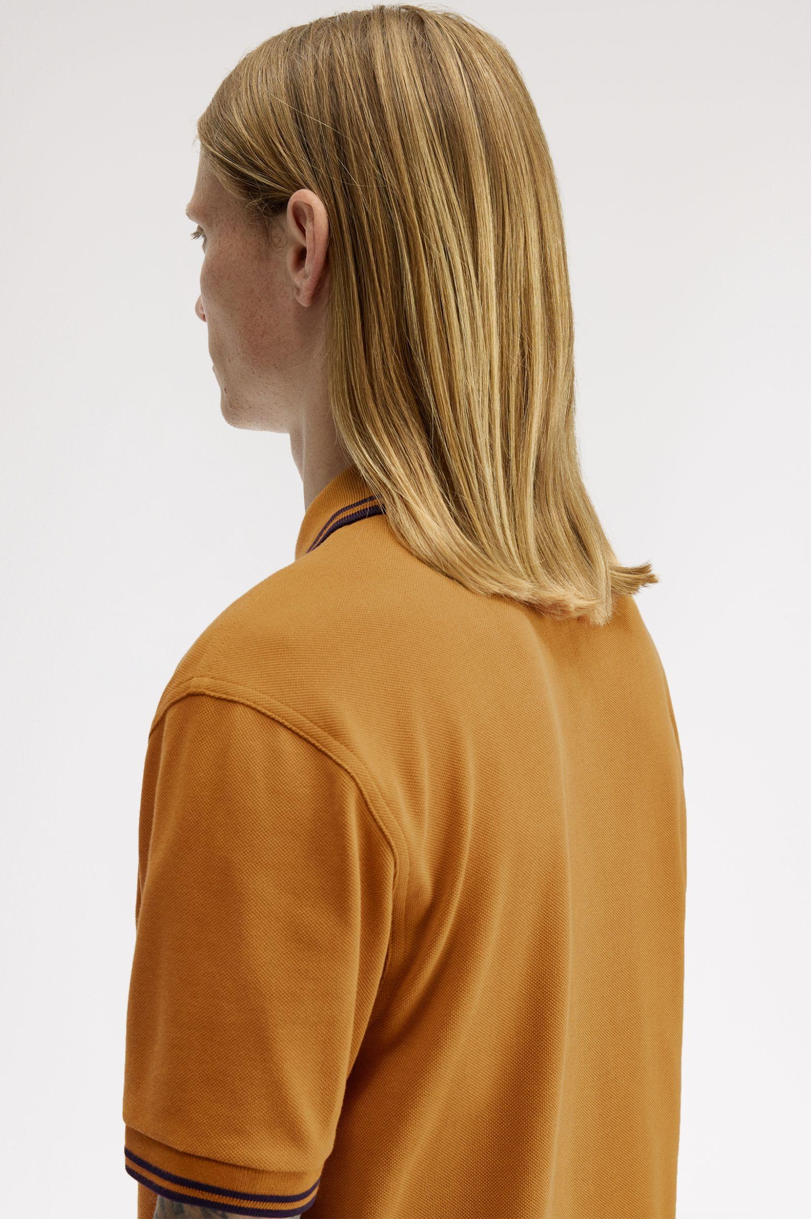 Polo manica corta M3600 T86 FRED PERRY Drk carml/nvy 