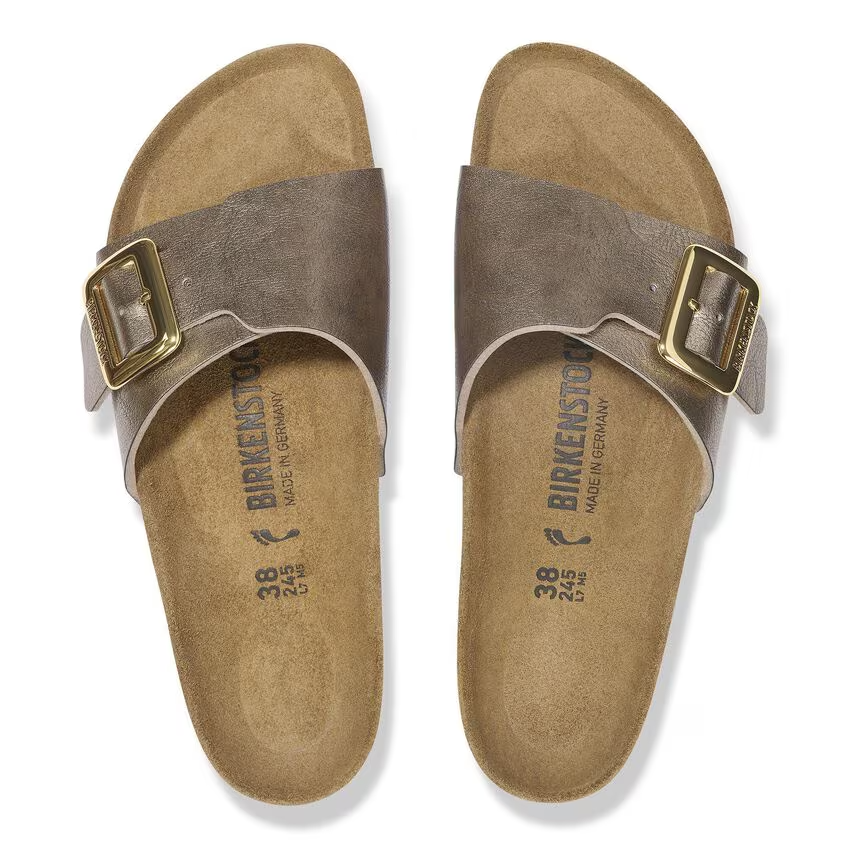 Ciabatta in pelle CATALINA CB 1029416 TAUPE BIRKENSTOCK Taupe 