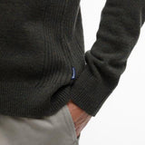 Maglia con mezza zip MKN0837 MKN OL91 BARBOUR Oliva 