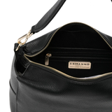 Borsa hobo in ecopelle 12402120 BLACK ERMANNO FIRENZE Black 