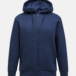 Felpa con zip e cappuccio G79569 010 PEAK PERFORMANCE Blue shadow 