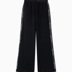 Pantaloni in jersey di cotone e modal 7W000961 AF12501 UC0001 EA7 Black 