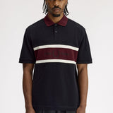 Polo con inserto ricamato M2421 102 FRED PERRY Black 