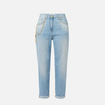 Jeans a palazzo con catena PJ22D65E3 192 ELISABETTA FRANCHI Denim 