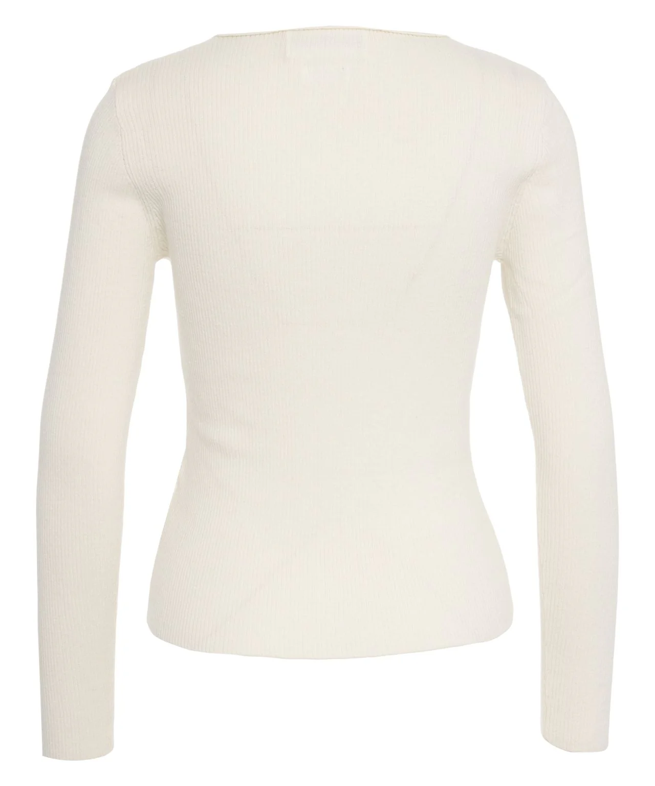 Cardigan in maglia a micro-trecce MK88B61E2 360 ELISABETTA FRANCHI Avorio 