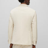 Giacca C-Hanry-233 slim fit in velluto 50502531 10243907 01 131 BOSS Open white 