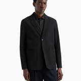 Giacca in seersucker 6D1GA2 1NSCZ 0999 EMPORIO ARMANI Black 