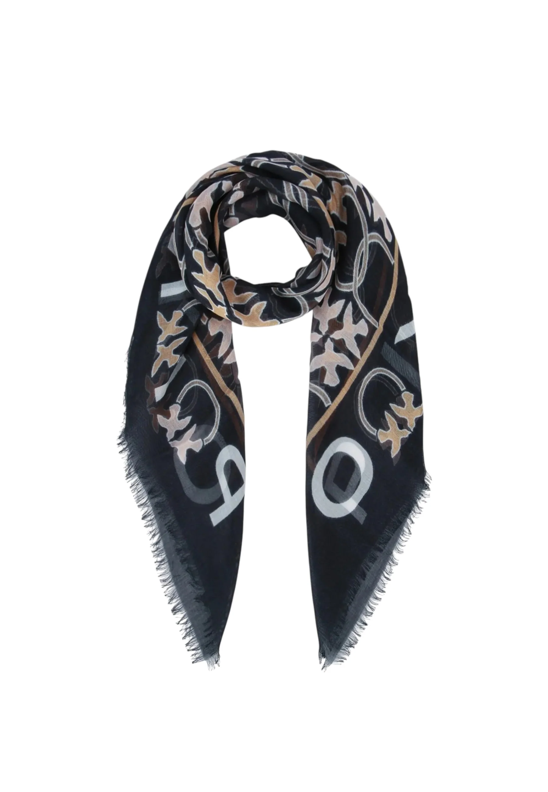 Foulard in modal 106735A39P AZ5 PINKO Mult.arancio 