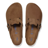 Sabot in pelle scamosciata BOSTON SFB 1030861 DARK TEA BIRKENSTOCK Dark tea 