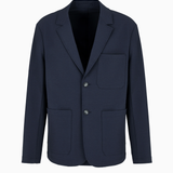Giacca in seersucker 6D1GA2 1NSCZ 0920 EMPORIO ARMANI Blue navy 