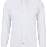 Camicia in cotone regular fit 50479943 10245425 01 100 BOSS White 