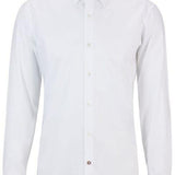 Camicia in cotone regular fit 50479943 10245425 01 100 BOSS White 