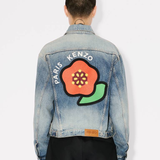 Giacca in jeans ricamata FF55DV3026I7 DS KENZO Medium stone 