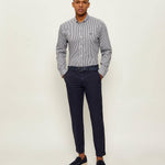Camicia botton down in cotone 50562048 10262111 01 404 BOSS Dark blue 