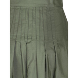 Gonna lunga in popeline di cotone 2616101052600 069 MAX MARA STUDIO Verde militare 