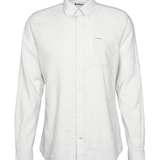 Camicia manica lunga in misto lino MSH5090 MSH WH11 BARBOUR White 