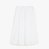 Gonna in popeline di cotone 2515101032 004 MAX MARA WEEKEND Off white 