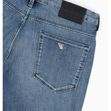 Jeans vestibiltà slim 8N1J06 1G19Z 0943 EMPORIO ARMANI Denim blue 