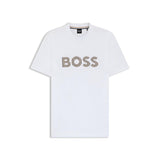 T-Shirt manica corta logata 50560466 10277890 01 101 BOSS Natural 