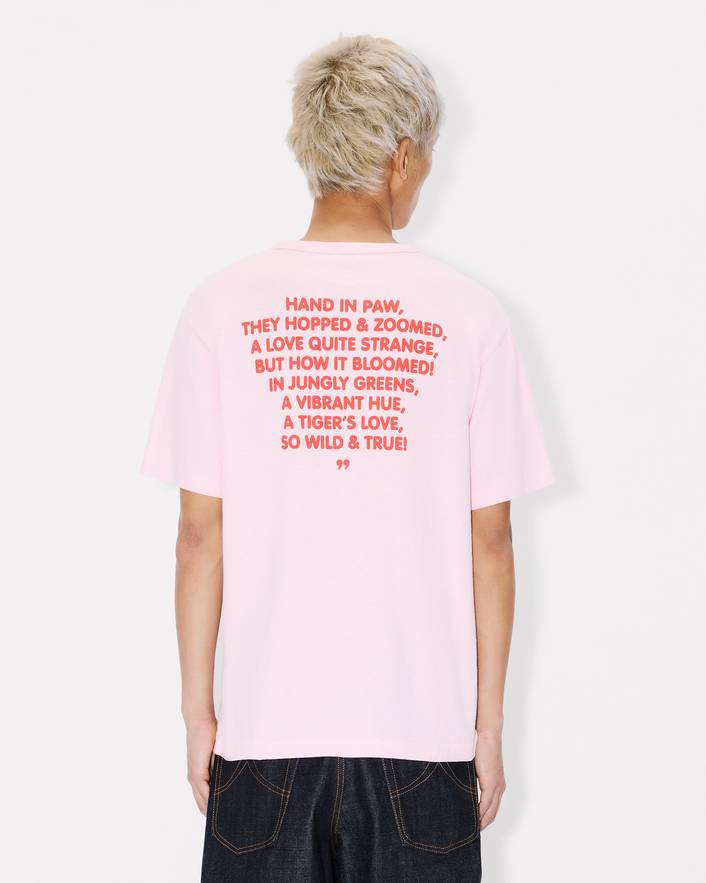 T-Shirt in cotone FG55TS2144SK 32 KENZO Flamingo 