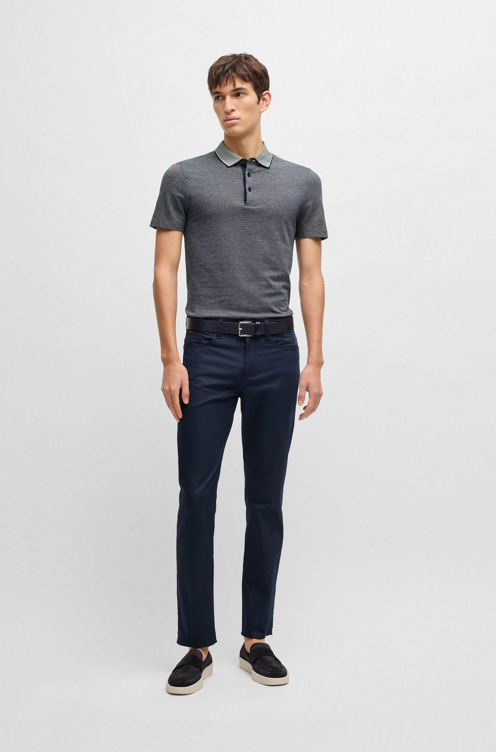 Polo manica corta 50536853 10271482 01 404 BOSS Dark blue 