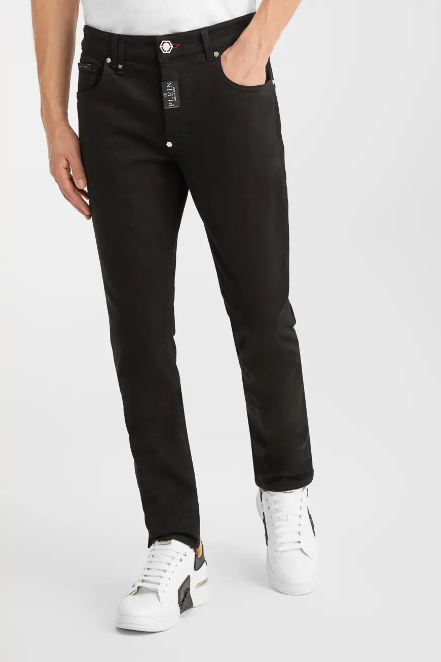 Jeans slim elasticizzati MDT3557 PDE004N 02 02 PHILIPP PLEIN Black 
