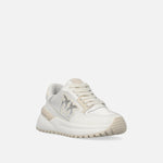 Sneaker chunky con satin e strass SS0055P073 DY7 PINKO Yougurt 