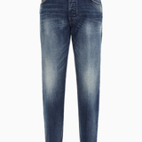 Jeans loose fit in denim selvedge Denim Lab 6R1J69 1DQTZ 0942 EMPORIO ARMANI Blue denim medium 