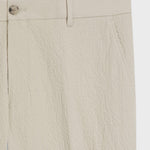 Pantaloni fit affusolato in seersucker di cotone elasticizzato 50561904 10279134 01 286 BOSS Open beige 