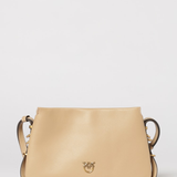 Borsa in pelle con tracolla 105883A0QO C94Q PINKO Cammello-antique gold 