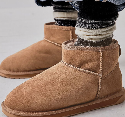 Stivali in suede con shearling STINGER MICRO W10937 SAND EMU AUSTRALIA Sand 
