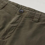 Pantaloni chino in cotone tinto in capo CFWOTR0138MRUT3343 614 WOOLRICH Dark green 