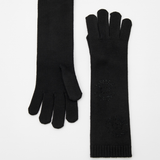 Guanti in lana con paillettes 242TO5530 00006 TWIN SET Black 