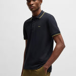 Polo in piquet di cotone 50494697 10241531 01 410 BOSS Navy 