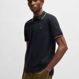 Polo in piquet di cotone 50494697 10241531 01 410 BOSS Navy 