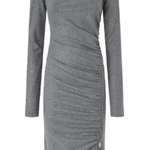 Abito manica lunga 106126A2ZU I76 PINKO Grigio corvo 