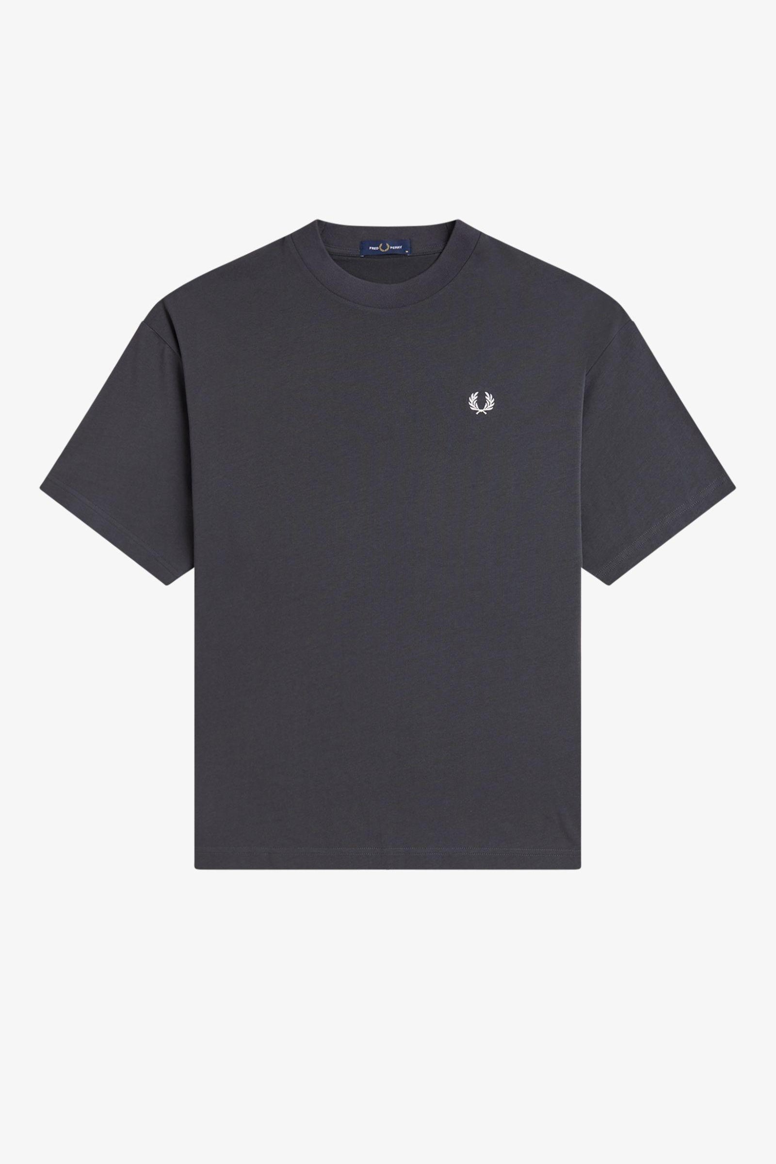 T-Shirt oversize manica corta M2474 297 FRED PERRY Anchor grey 