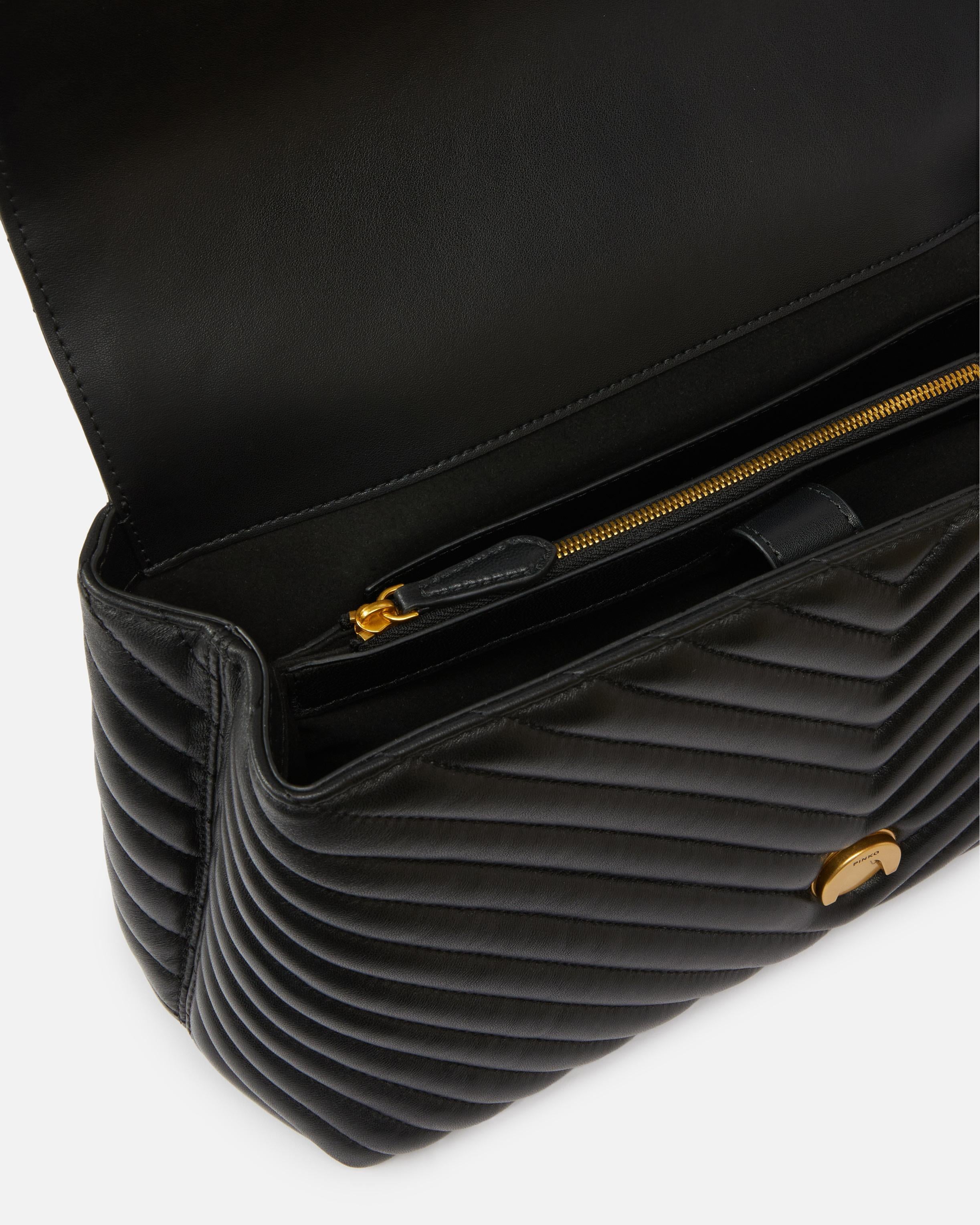 Borsa in pelle 100042A0GK Z99Q PINKO Black 